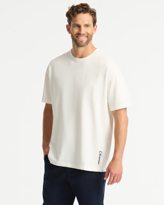 Mens - Cubist T'Shirt - Washed White