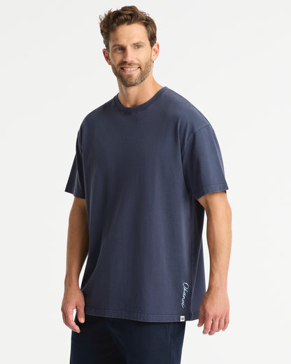 Mens - Cubist T'Shirt - Washed Navy