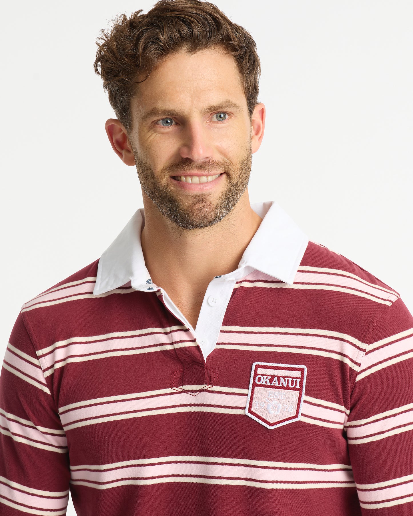 Unisex Heritage Rugby Polo - Sienna Multi