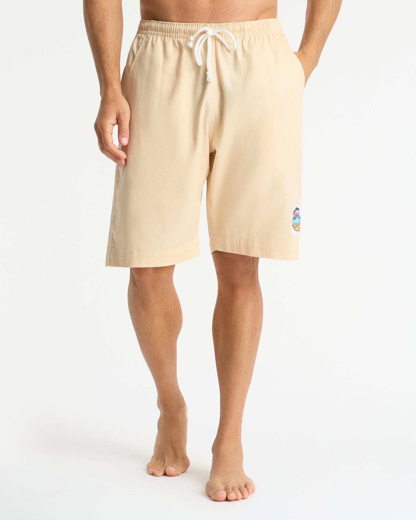 Mens - Classic Shorts - Plain Natural