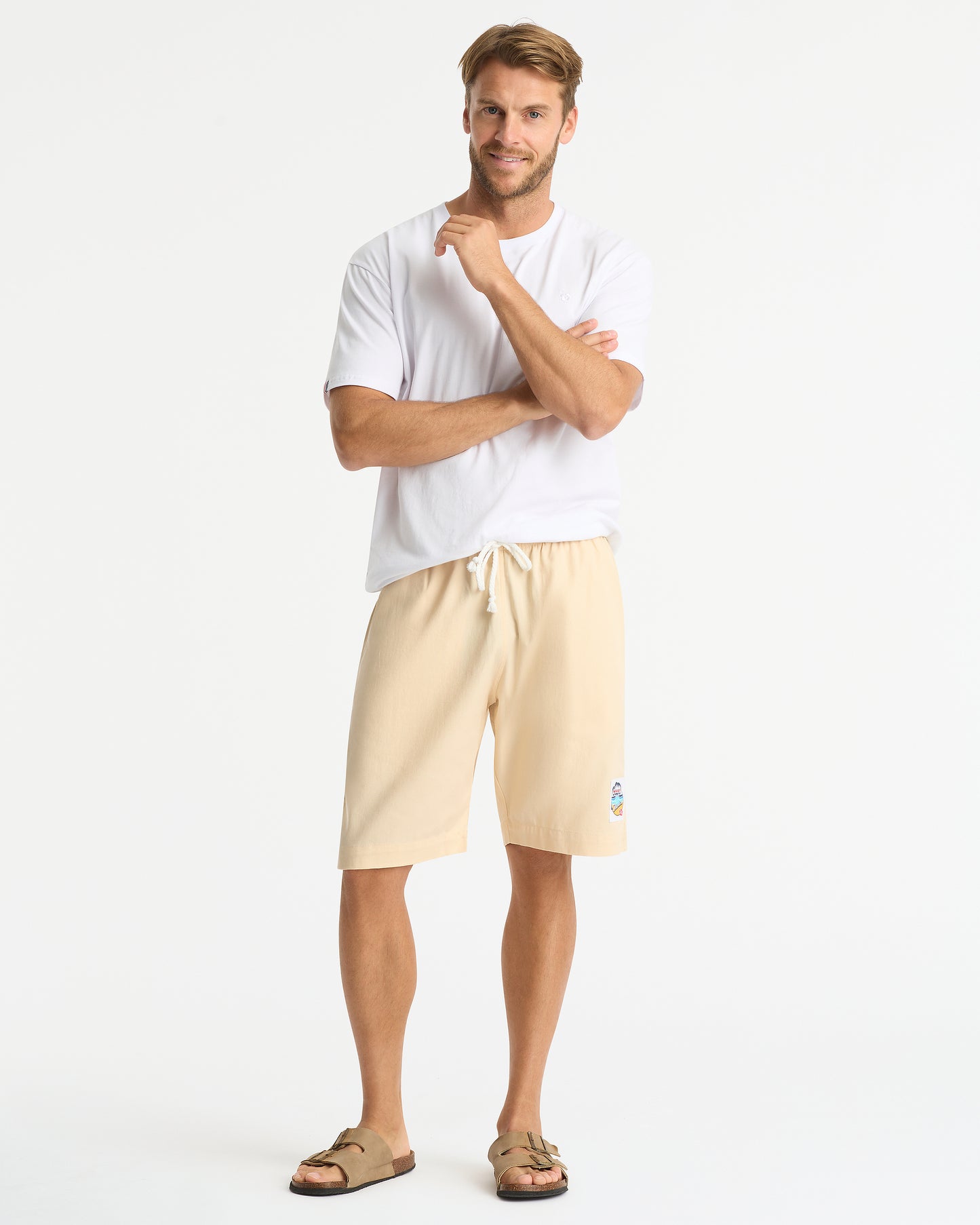 Mens - Classic Shorts - Plain Natural