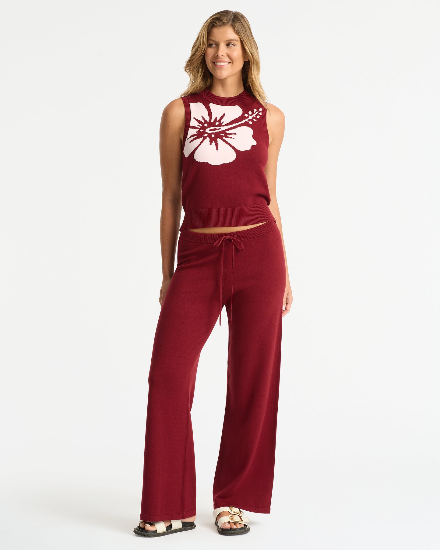 Sloane Knit Vest - Sienna Pink