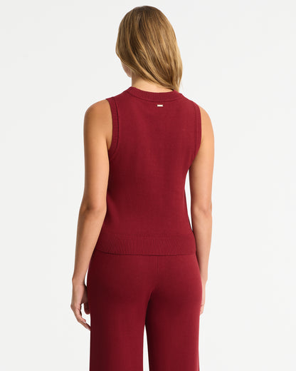 Sloane Knit Vest - Sienna Pink