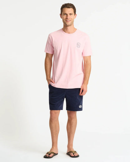 Mens Bayview T'Shirt - Washed Pink