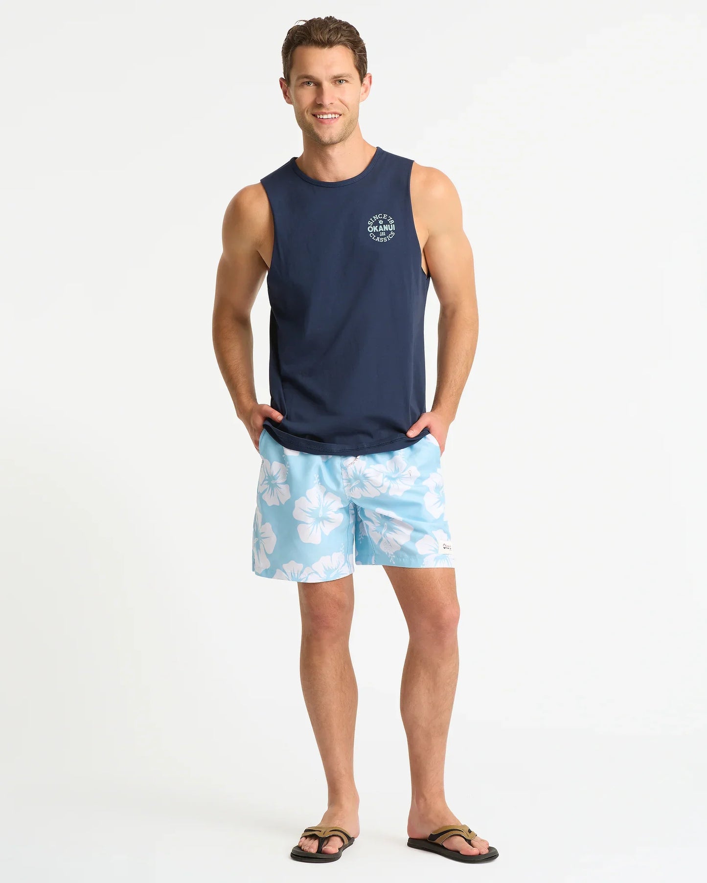 Mens Ikon Tank - Navy