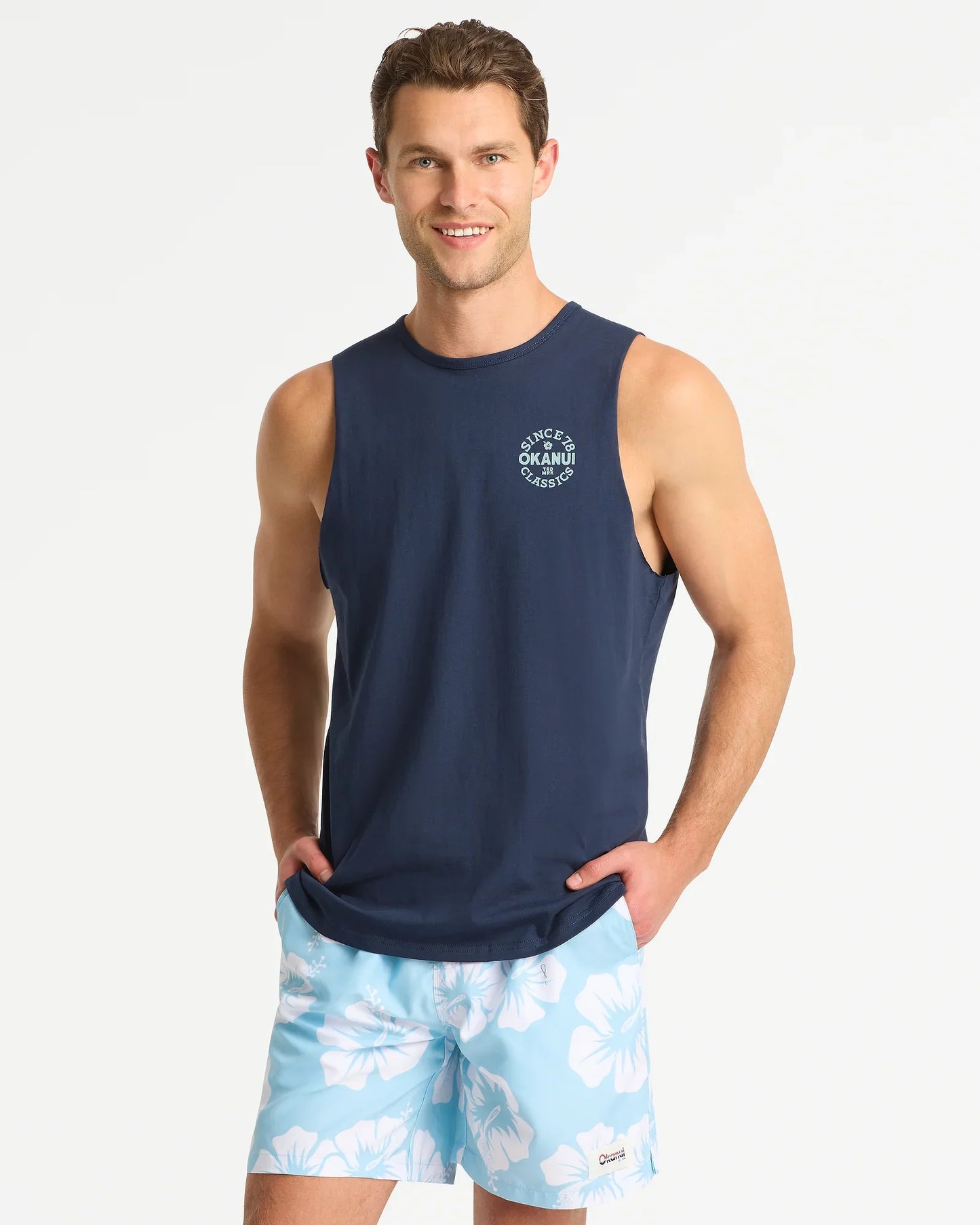 Mens Ikon Tank - Navy