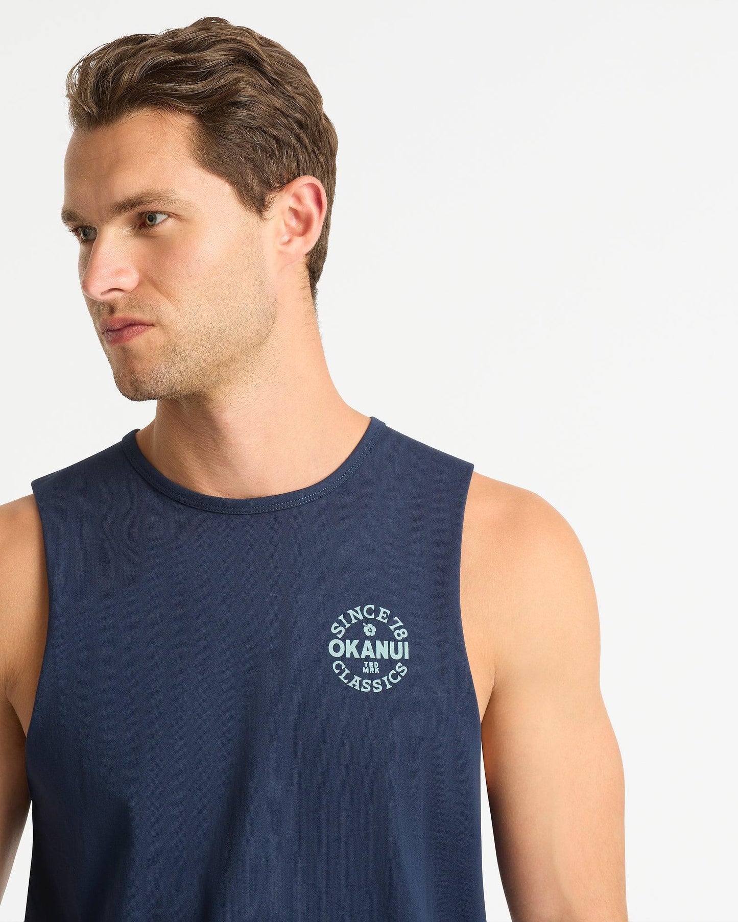Mens Ikon Tank - Navy