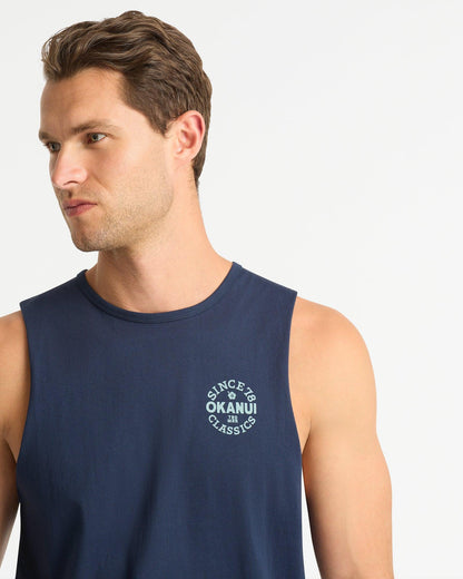 Mens Ikon Tank - Navy