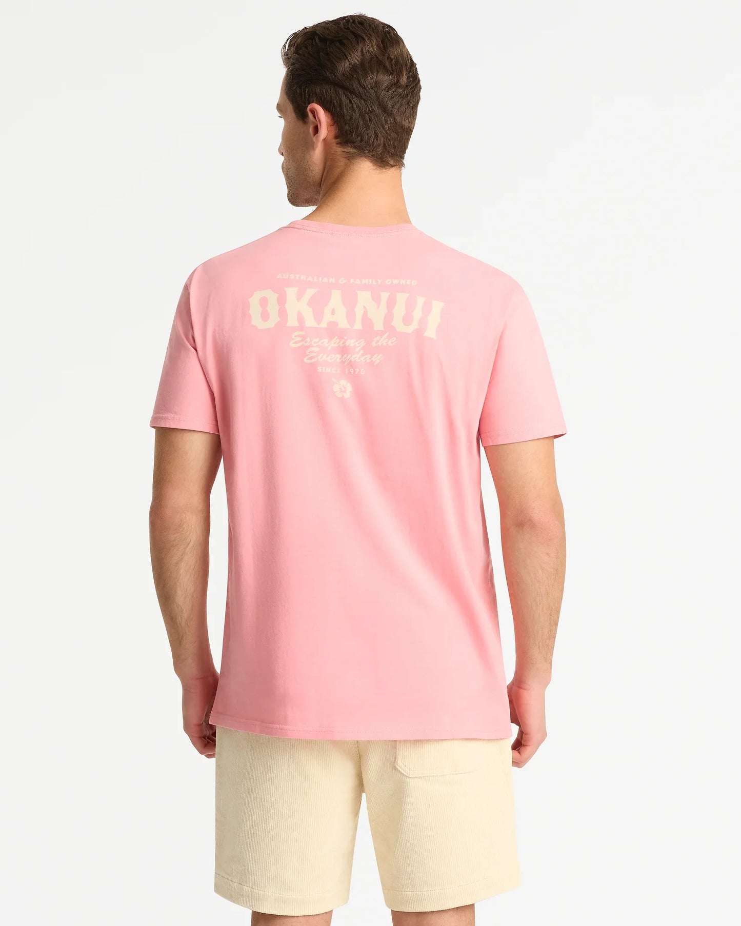 Mens Austin T-Shirt - Rose