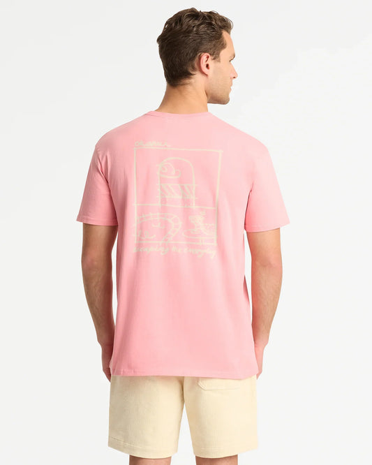 Mens Soleil T'Shirt - Rose