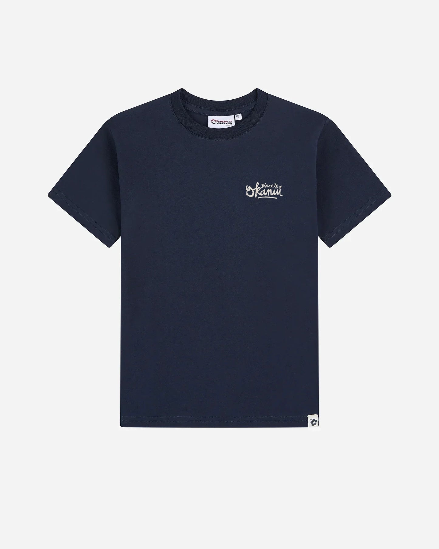 Boys Script T'Shirt - Navy