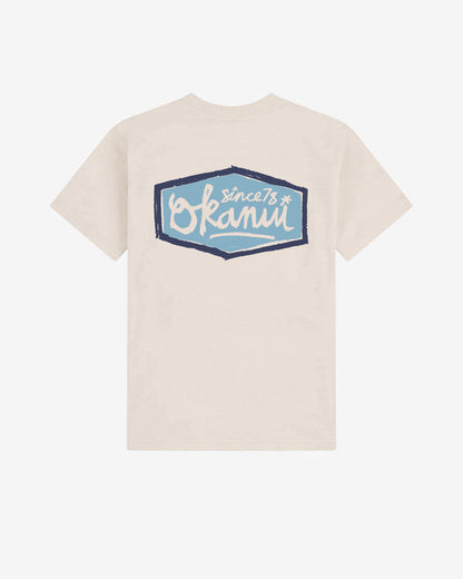 Boys Script T'Shirt - Stone