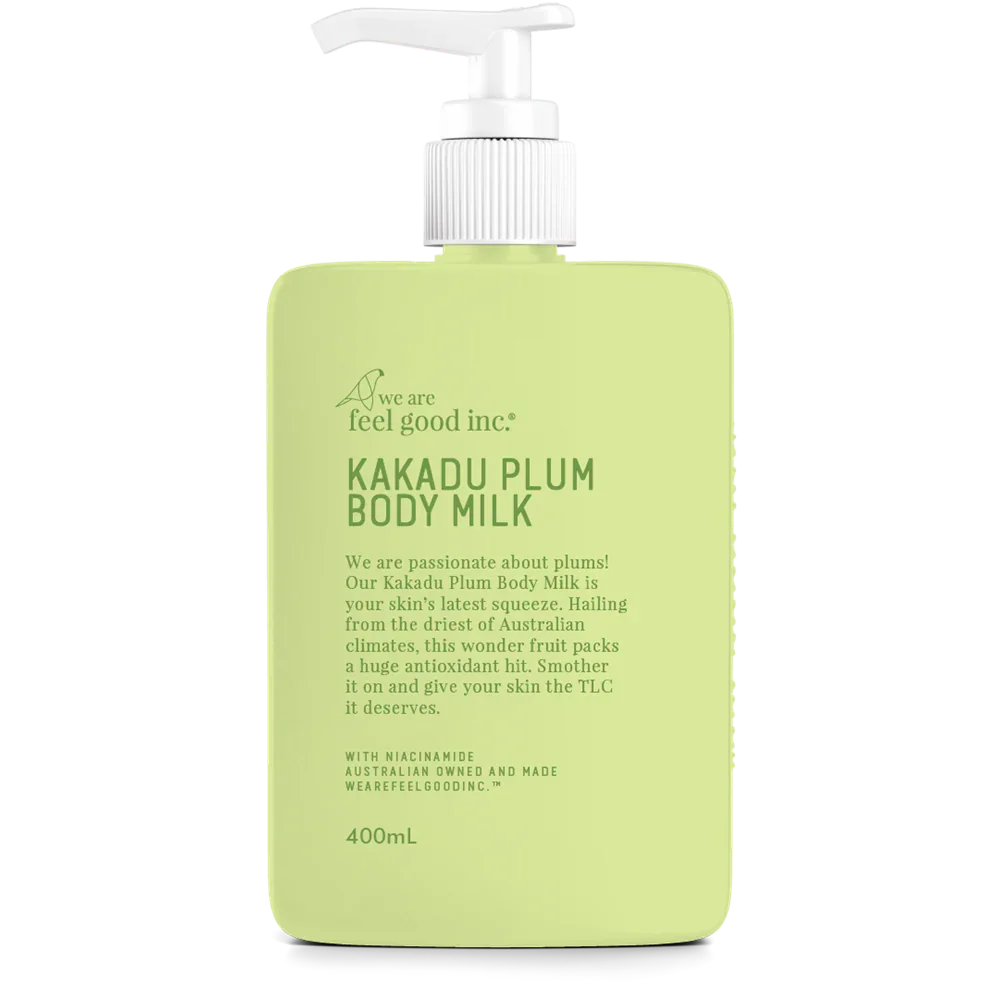 Front view of We Are Feel Good lotion bottle 400mL