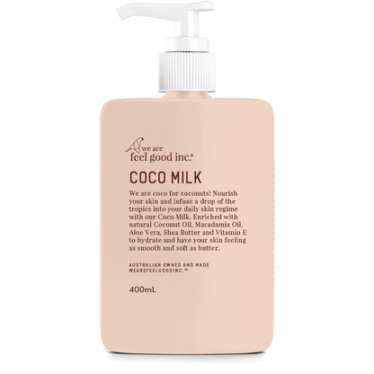 Front View of 400mL We Are Feel Good Coco Milk Moisturizing cream