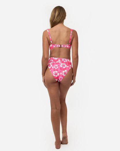 High Rise Cheeky Pant - Pop Pink