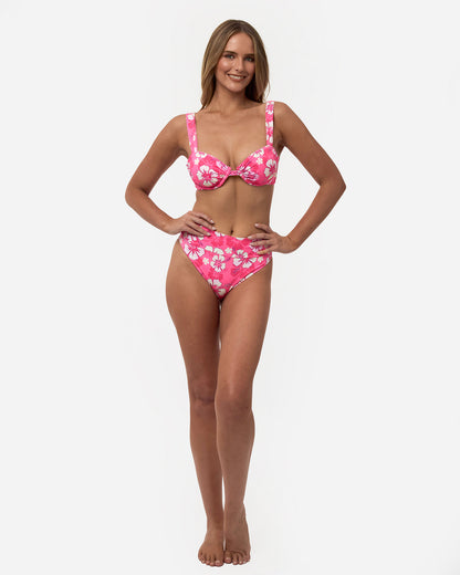 Balconette Bikini Top - Pop Pink