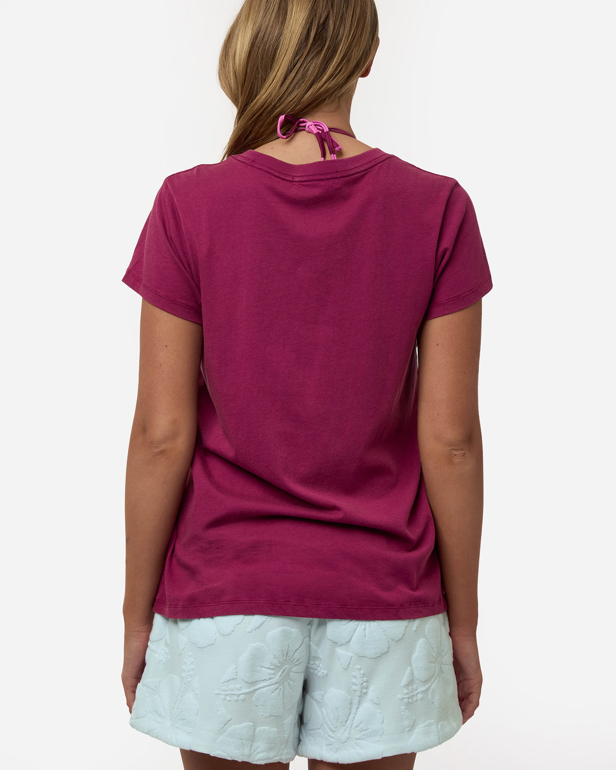 Womens New Aloha Tee - Berry