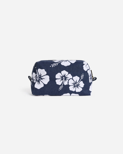 Womens - Cosmetic Bag - Hibiscus Navy