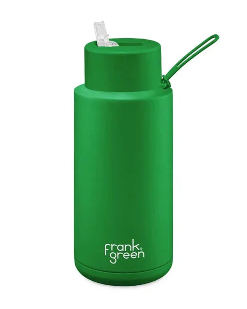 Frank Green - Drink Bottle - 34 oz - Reusable Bottle - Evergreen