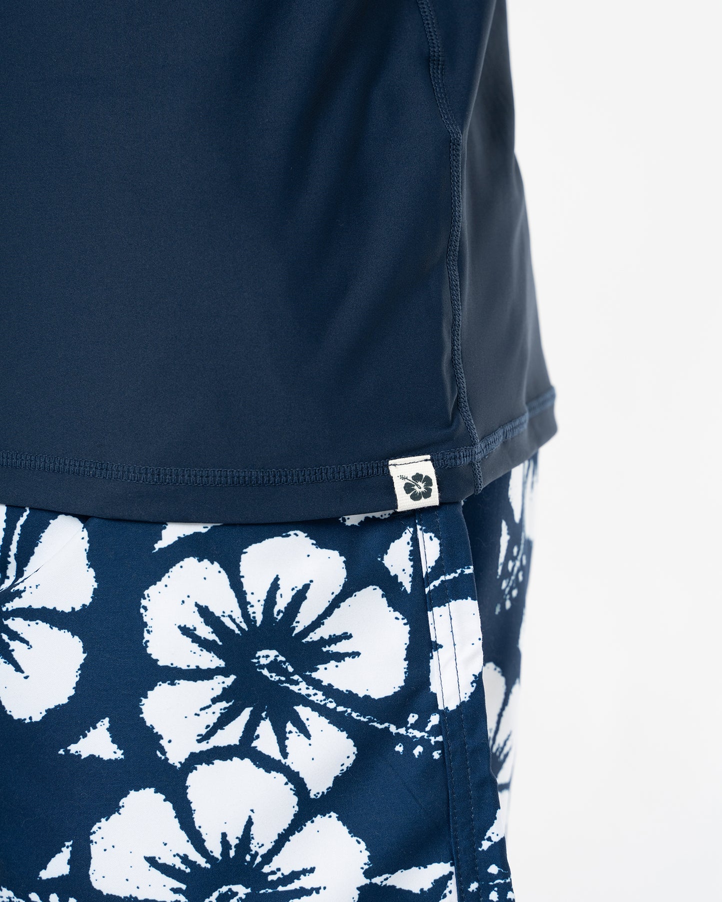 Mens Allday Rashie Short Sleeve - Navy