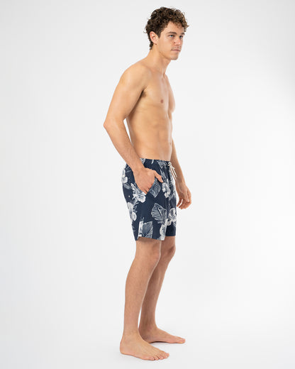 Jungle Swim Short  - Navy Stone