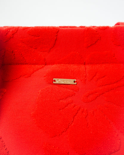 Weekend Terry Tote Bag - Hibiscus Flame