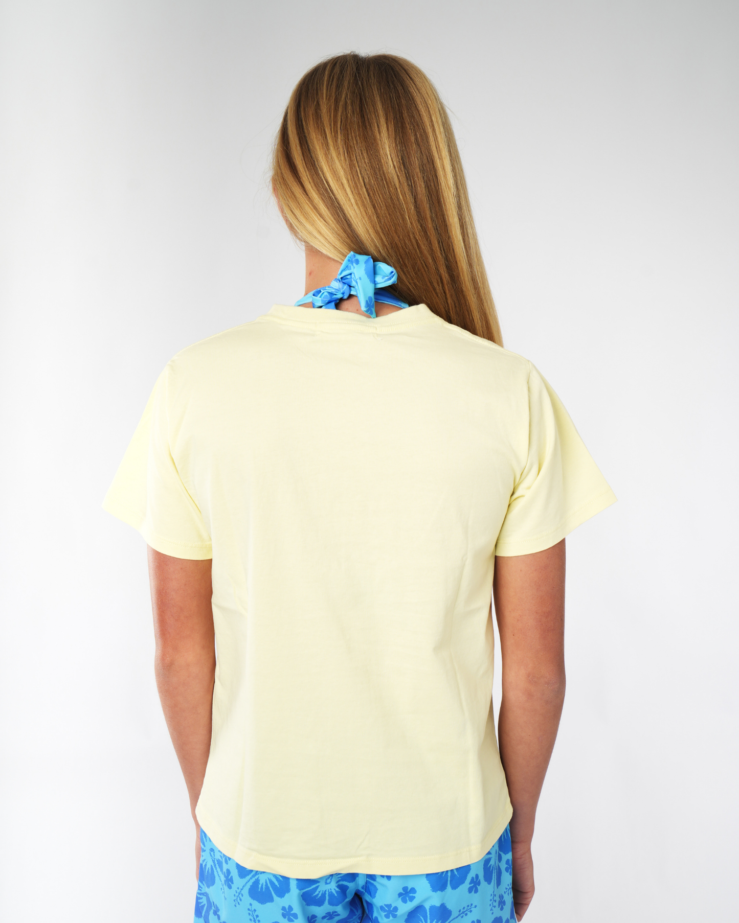 Girls Aloha T'Shirt - Lemon Malibu