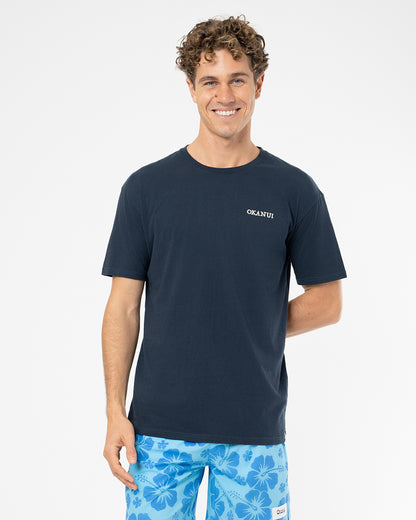 Mens Arc De Flora T'Shirt - Navy