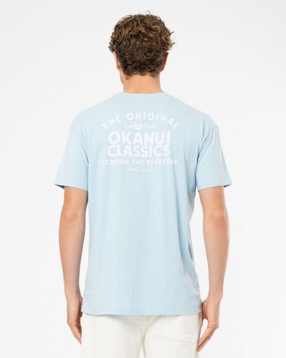 Mens Banner T'Shirt - Washed Ice