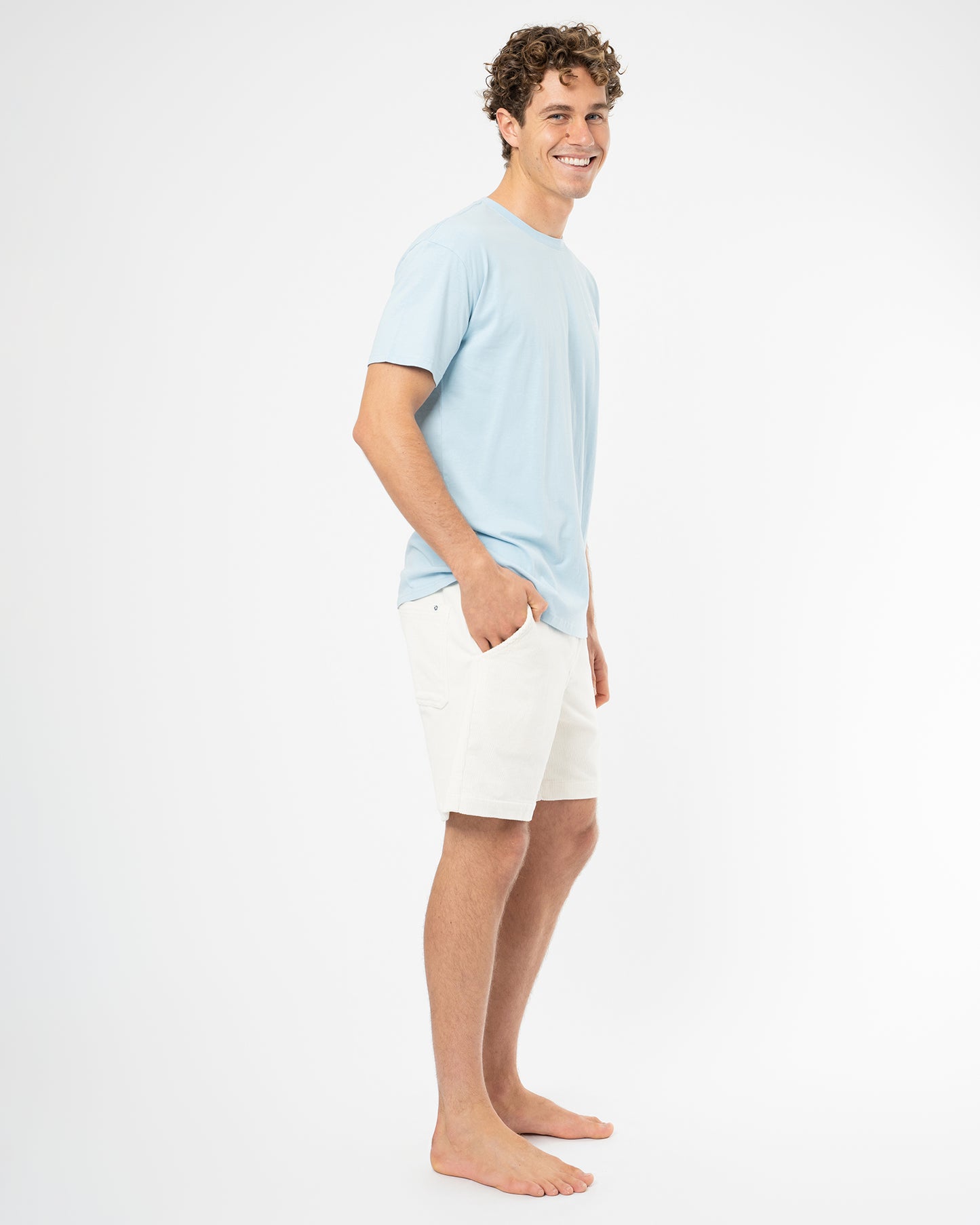 Mens Banner T'Shirt - Washed Ice