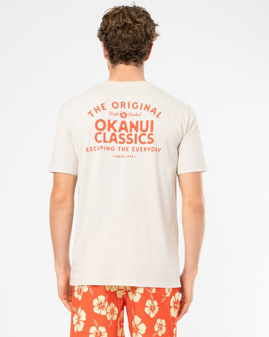 Mens Banner T'Shirt - Stone