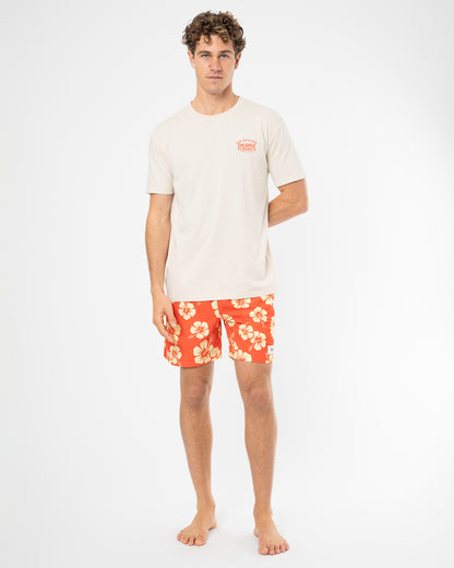 Mens Banner T'Shirt - Stone
