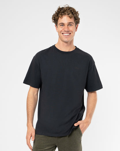 Mens Staple Boxy T'Shirt - Washed Black