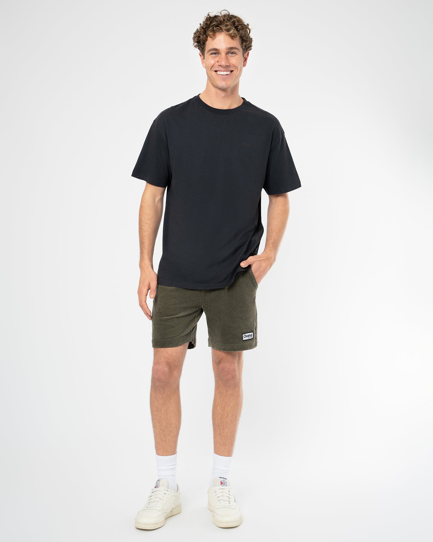 Mens Staple Boxy T'Shirt - Washed Black