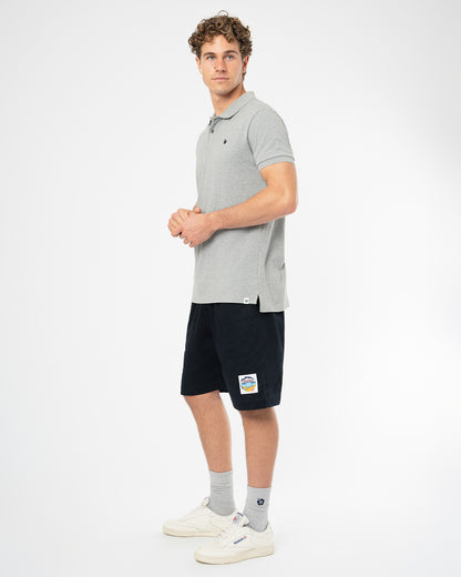 Mens Classic Polo Shirt Mens - Grey Marle