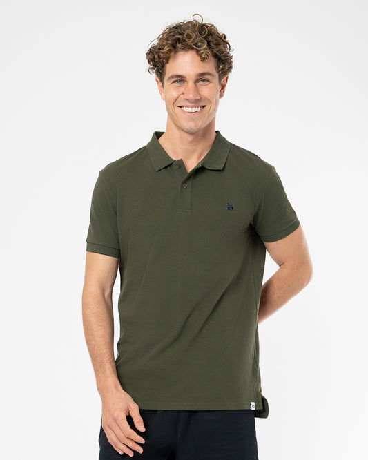 Mens Classic Polo Shirt Mens - Olive