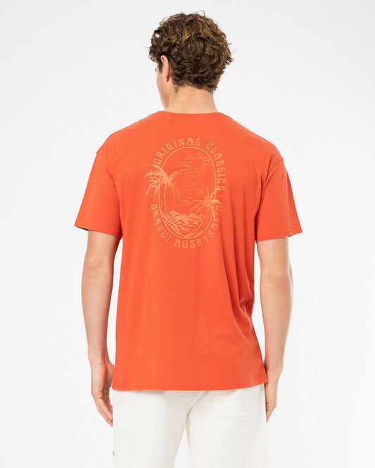 Mens Fade T'Shirt - Washed Flame
