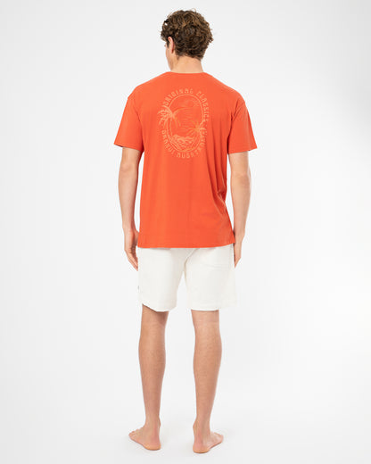 Mens Fade T'Shirt - Washed Flame