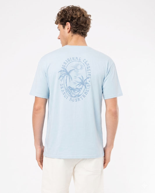 Mens Fade T'Shirt - Washed Ice
