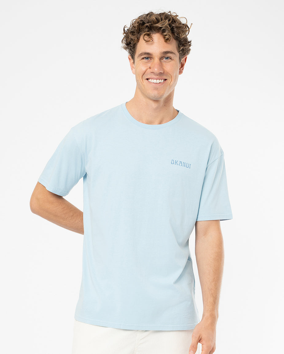 Mens Fade T'Shirt - Washed Ice