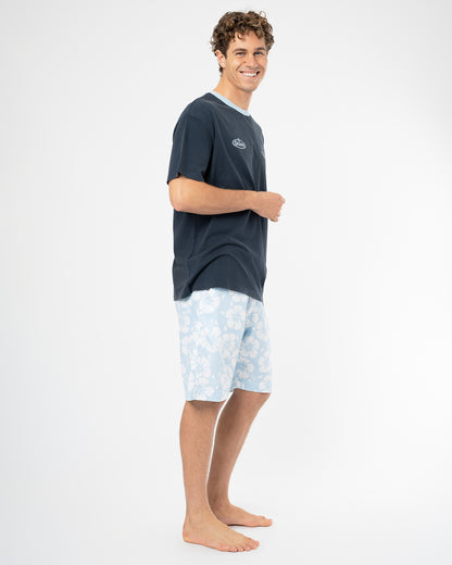 Mens  Lookback Boxy T'Shirt - Washed Navy