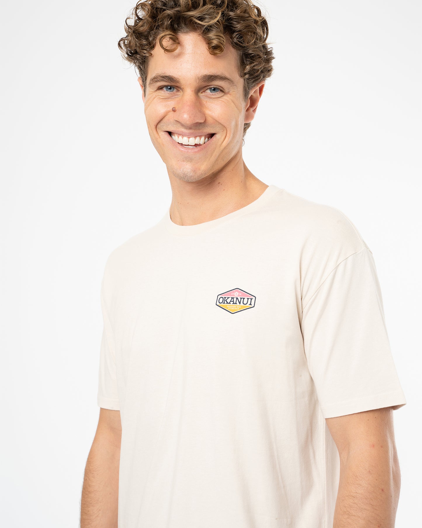 Mens Paragon T'Shirt - Stone Pink Melon