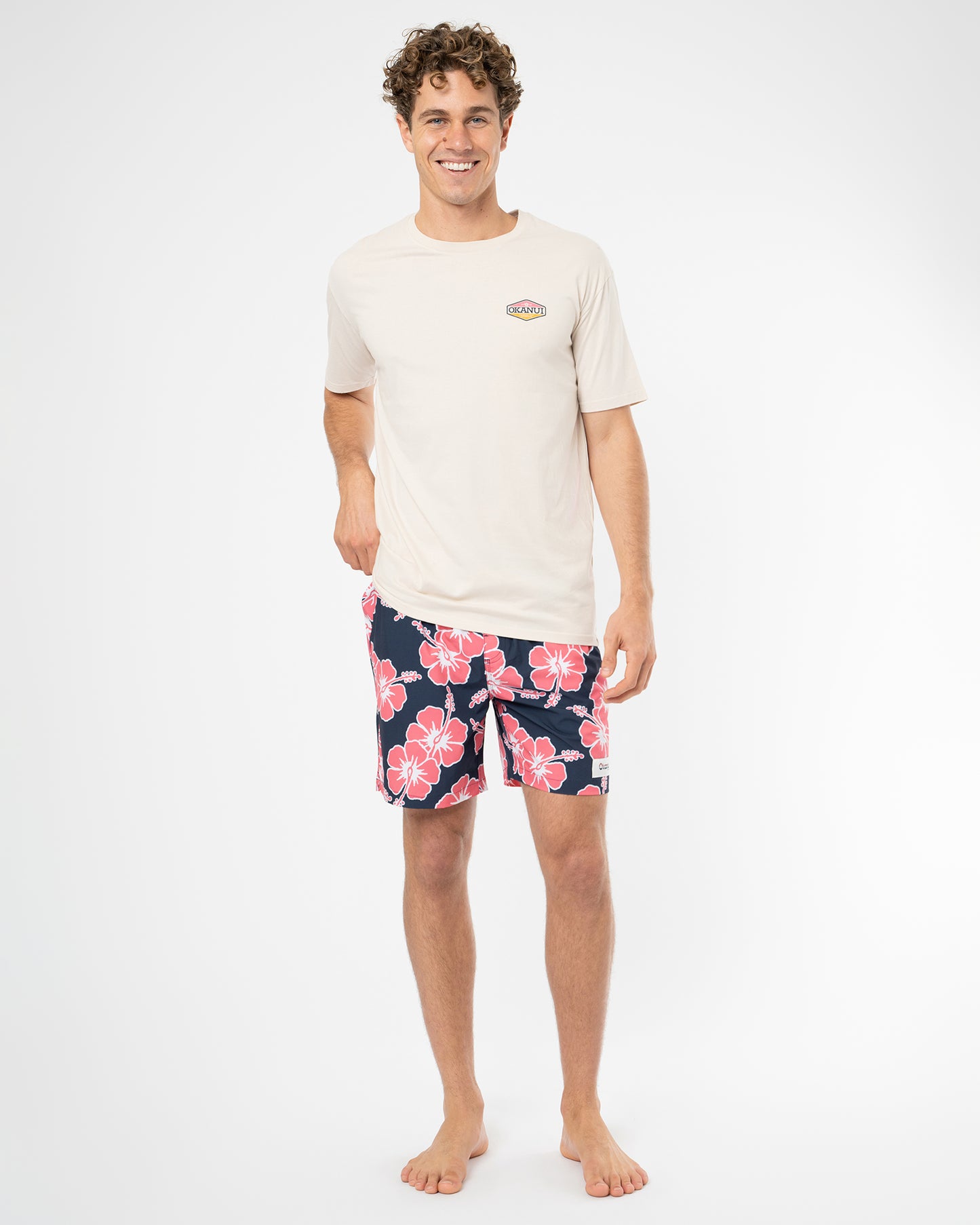 Mens Paragon T'Shirt - Stone Pink Melon