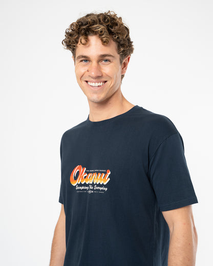 Mens Rolling T'Shirt - Navy