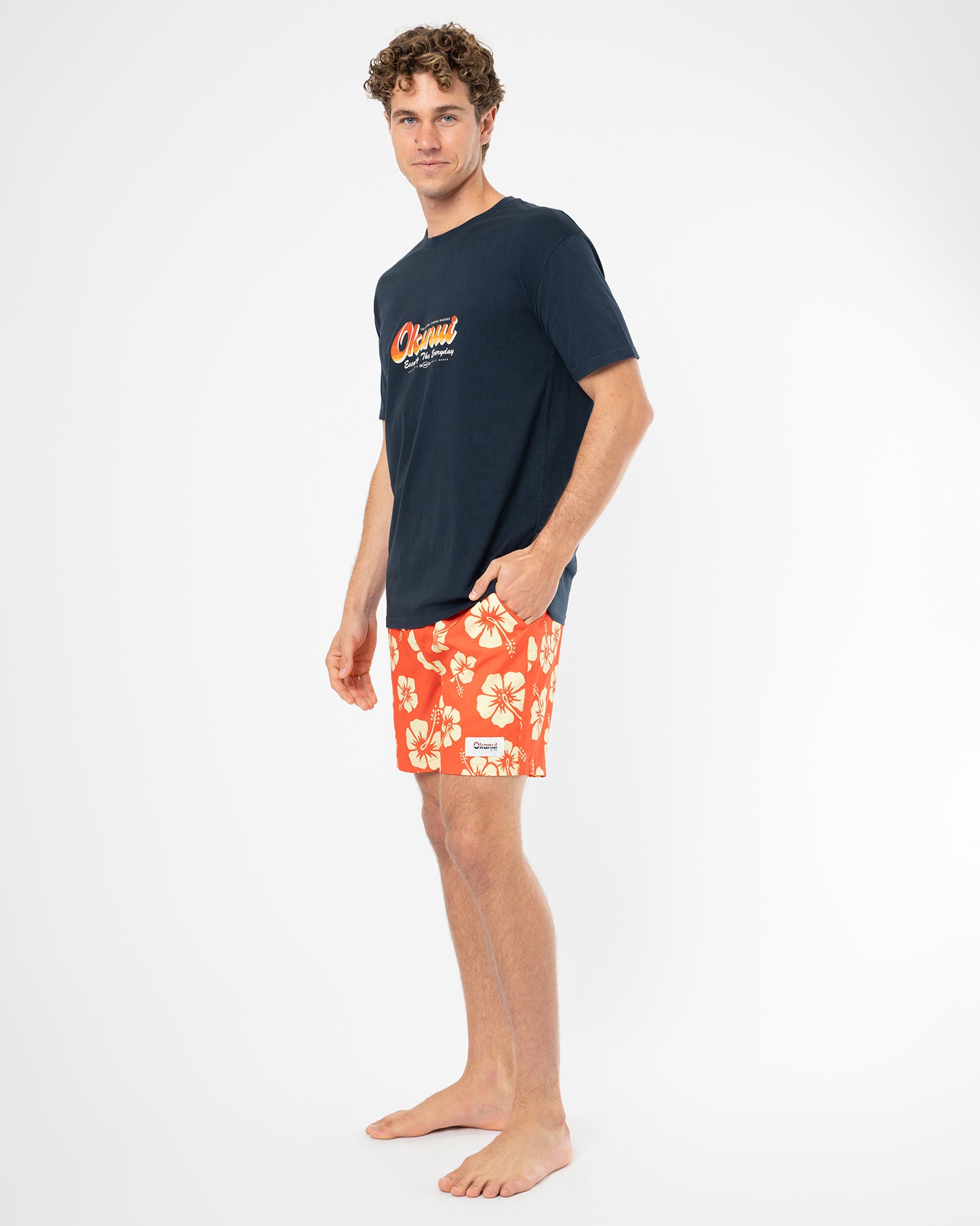 Mens Rolling T'Shirt - Navy