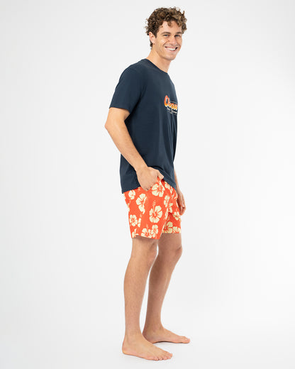 Mens Rolling T'Shirt - Navy