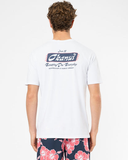 Mens Speadway T'Shirt - White
