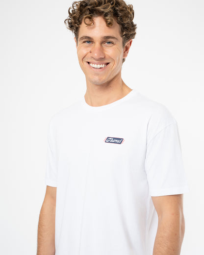 Mens Speadway T'Shirt - White
