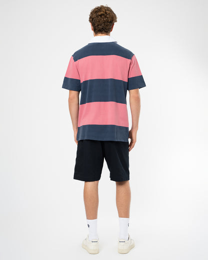 Sideline Polo - Navy Rose
