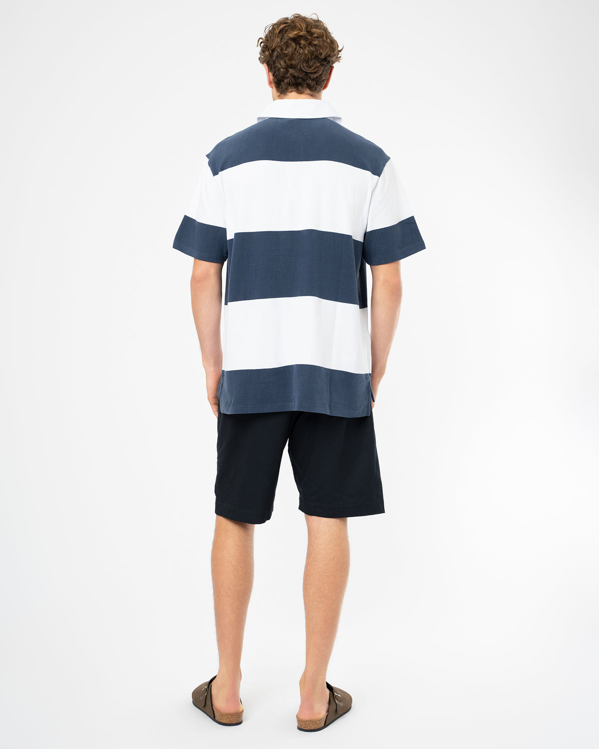 Sideline Polo - Navy White